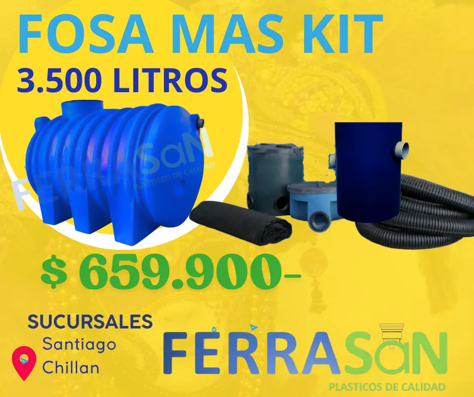 Fosa 3500 más kit Recomendado